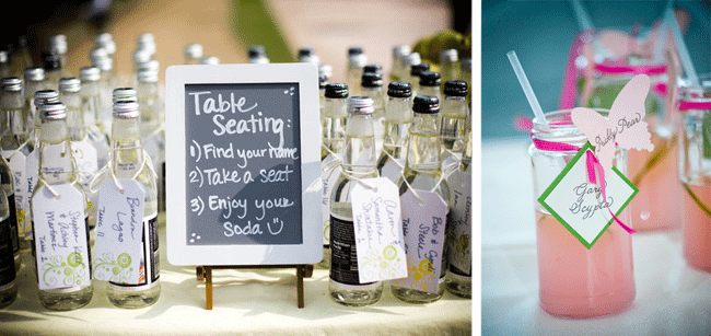 These are some of our favorite ways to spice up your seating chart Drinks