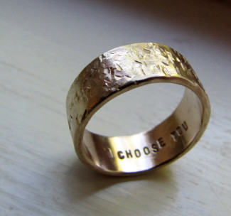 Mens wedding rings different