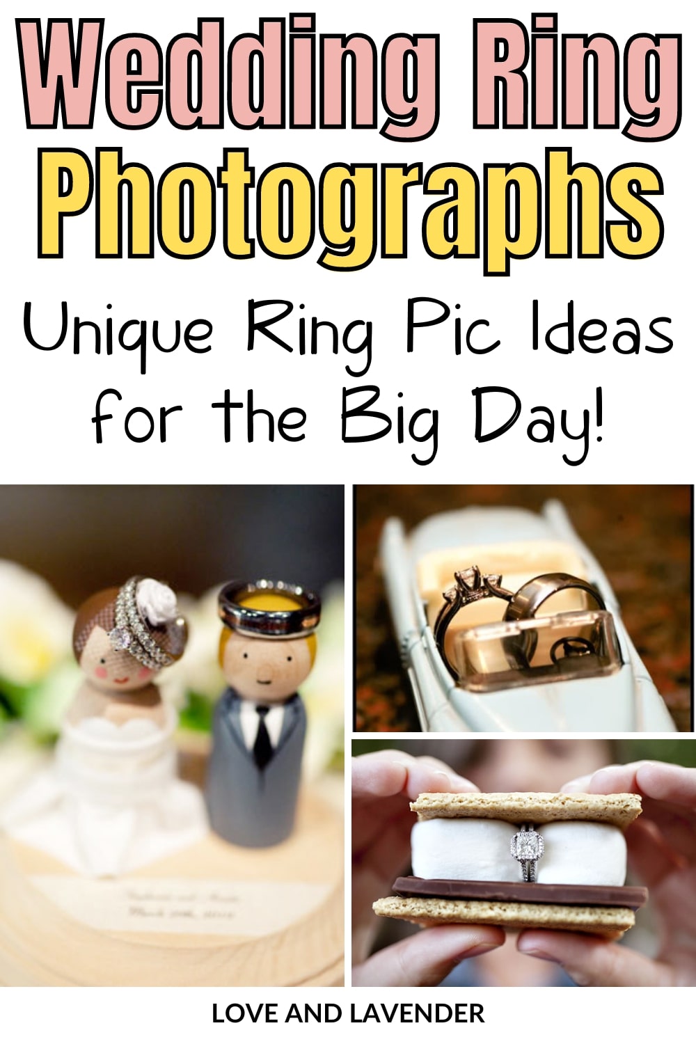 Wedding Ring Photographs - Unique Ring Pic Ideas for the Big Day!