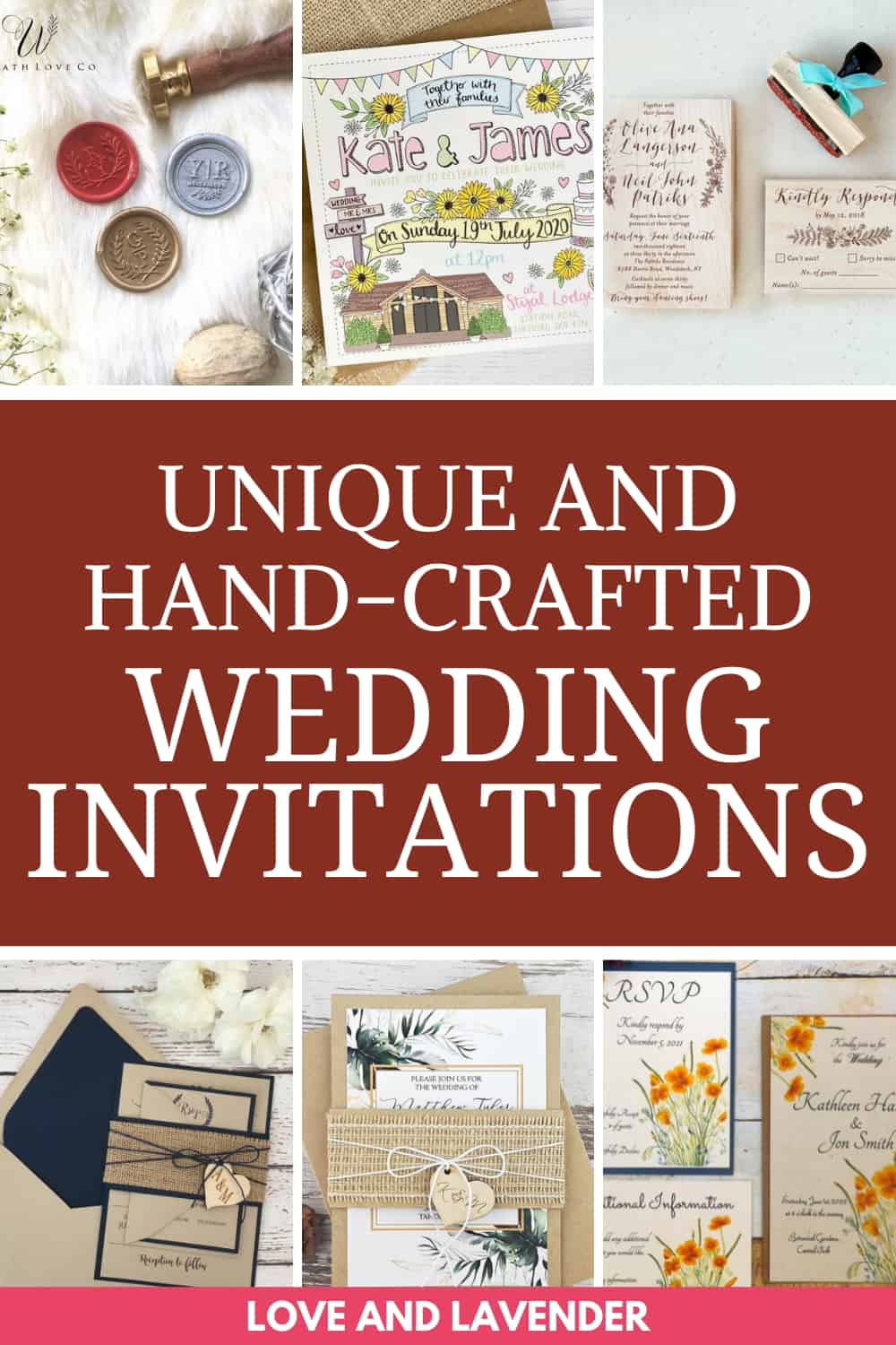 11 Handmade Wedding Invitations We Absolutely Adore!
