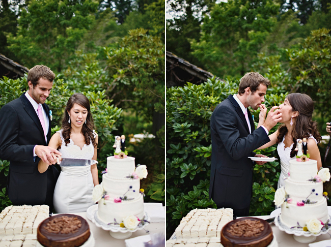 ben and aileen cut the cake