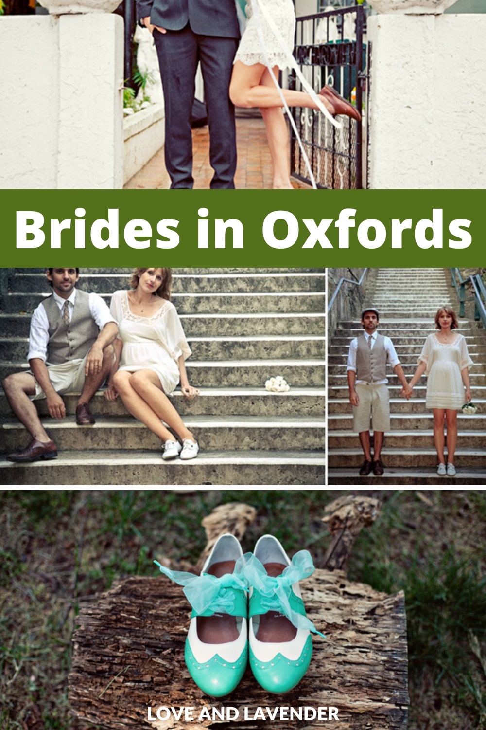 If you’re looking for a more practical option for your outdoor wedding (or for dancing the night away), consider wearing a pair of Oxfords instead of heels. We’re loving this trend! Check out the blog for more details!