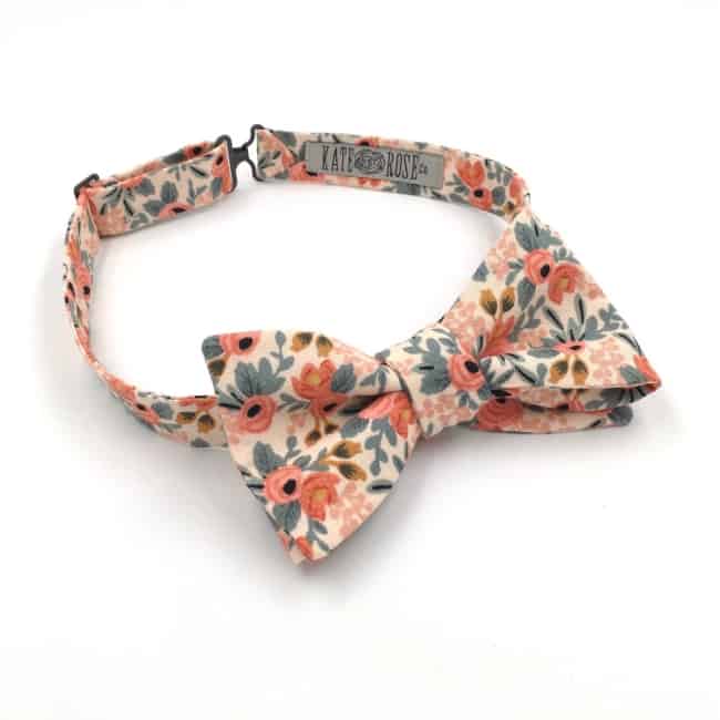Groom’s Floral Bow Tie