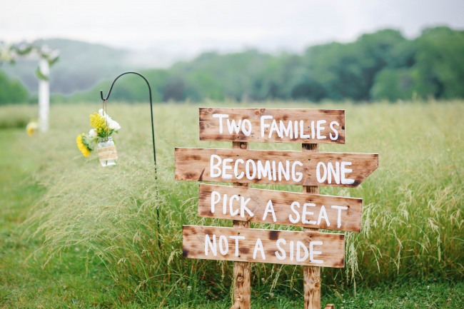 36 Wooden welcome wedding sign for seating at Lindsey Plantation in Greer SC wedding