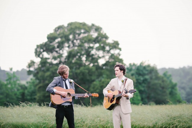 38 Guitarist playing for wedding ceremony at Lindsey Plantation in Greer SC wedding