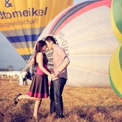 Hot Air Balloon Engagement