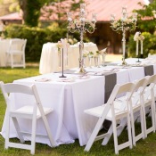 elegant garden party wedding