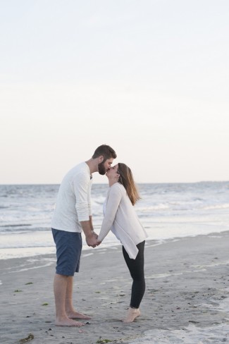 Salty Kisses and Sandy Toes Engagement