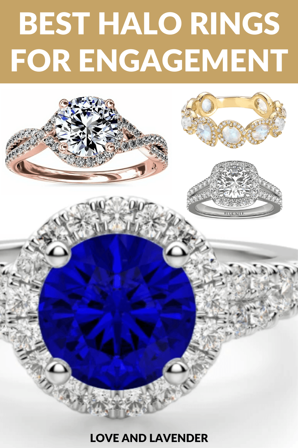 13 Exquisite Halo Engagement Ring Settings