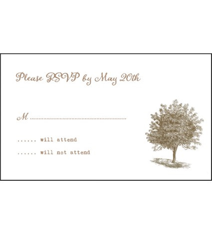 Tree of Life Wedding RSVP