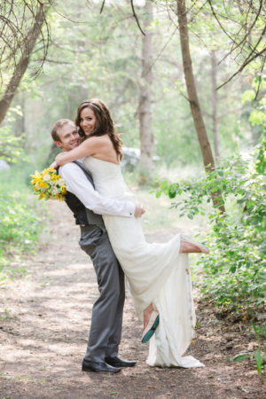 Bride in Tieks Ballerina Pink