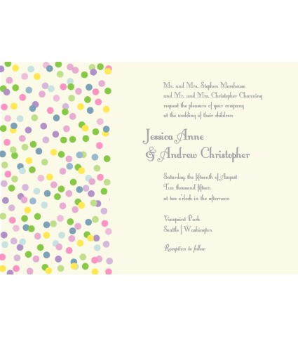 Spinkles Invite Multicolor