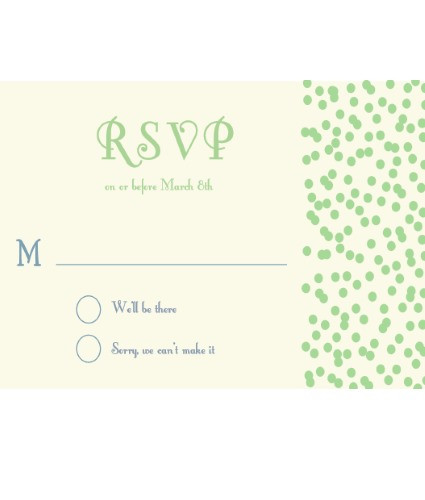 Sprinkles RSVP Green