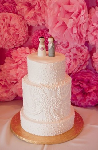 round wedding cake example