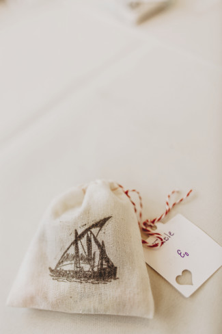 Salt water taffy wedding favors