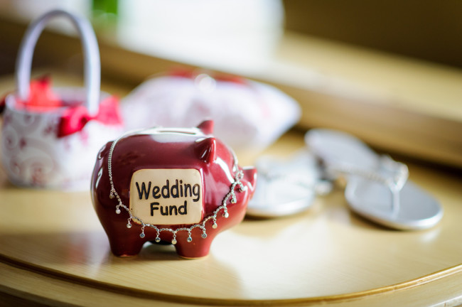 wedding fund piggy bank
