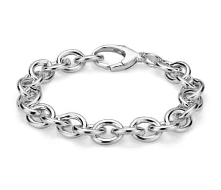 tiffany round link bracelet