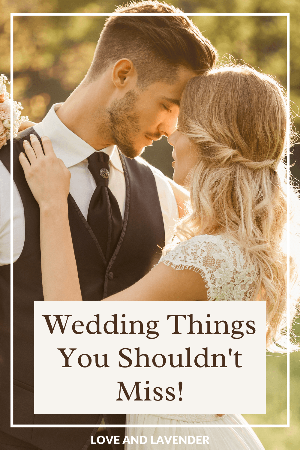 The Ultimate List of Things to Buy For Your Wedding