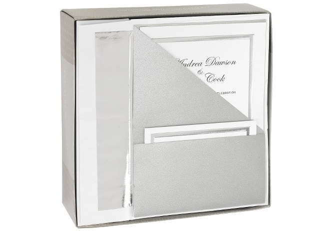 at home wedding stationery kit example