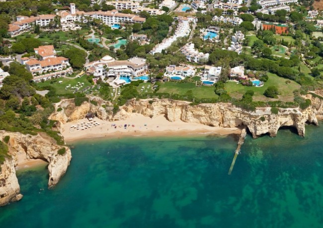View of vila vita parc resort from the air