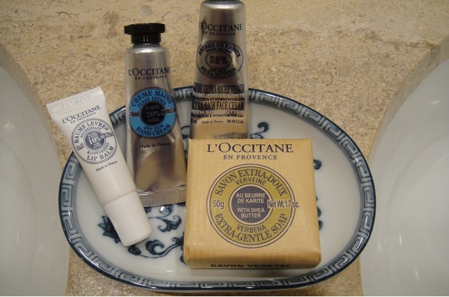 loccitane products at lappa palace