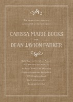 vintage burlap invite for Evermine review
