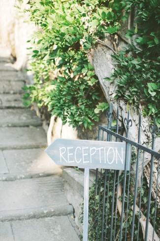 wooden wedding reception arrow 