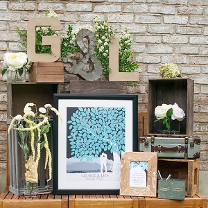 PaperRamma Wedding Guest Book Tree Feature