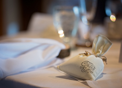 Thank you favor pouches for wedding favors