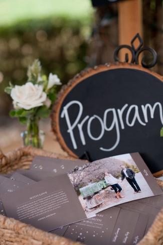 wedding ceremony program flipbook