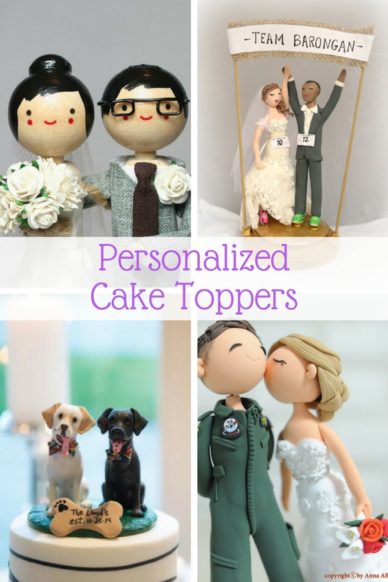14 Personalized Wedding Cake Toppers (Fun Unique) Love Lavender