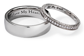 engraved wedding bands