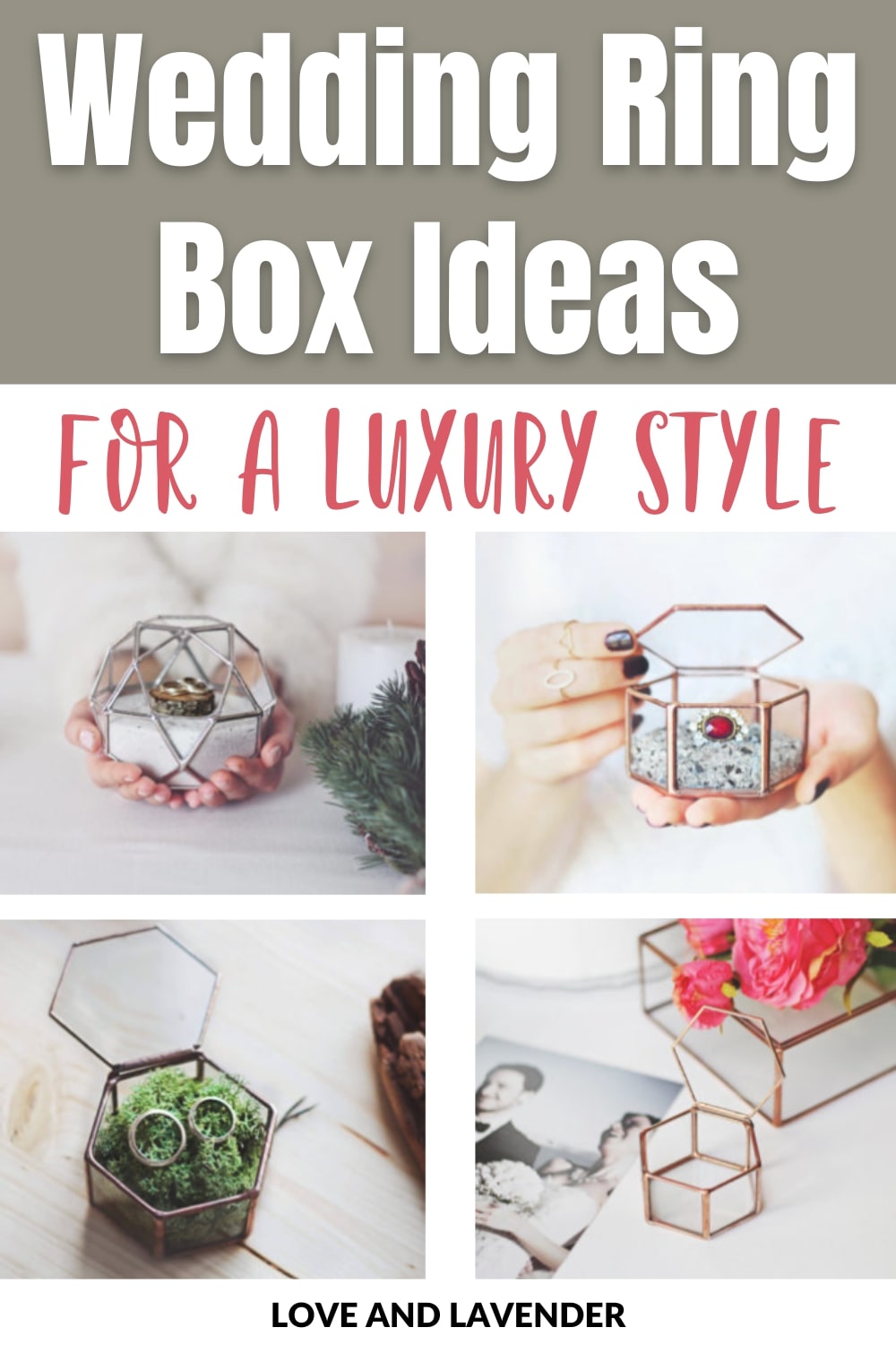 13 Wedding Ring Box Ideas for a Luxury Style