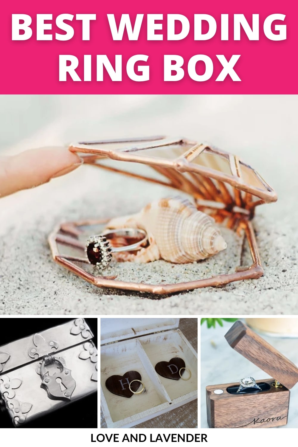 13 Wedding Ring Box Ideas for a Luxury Style