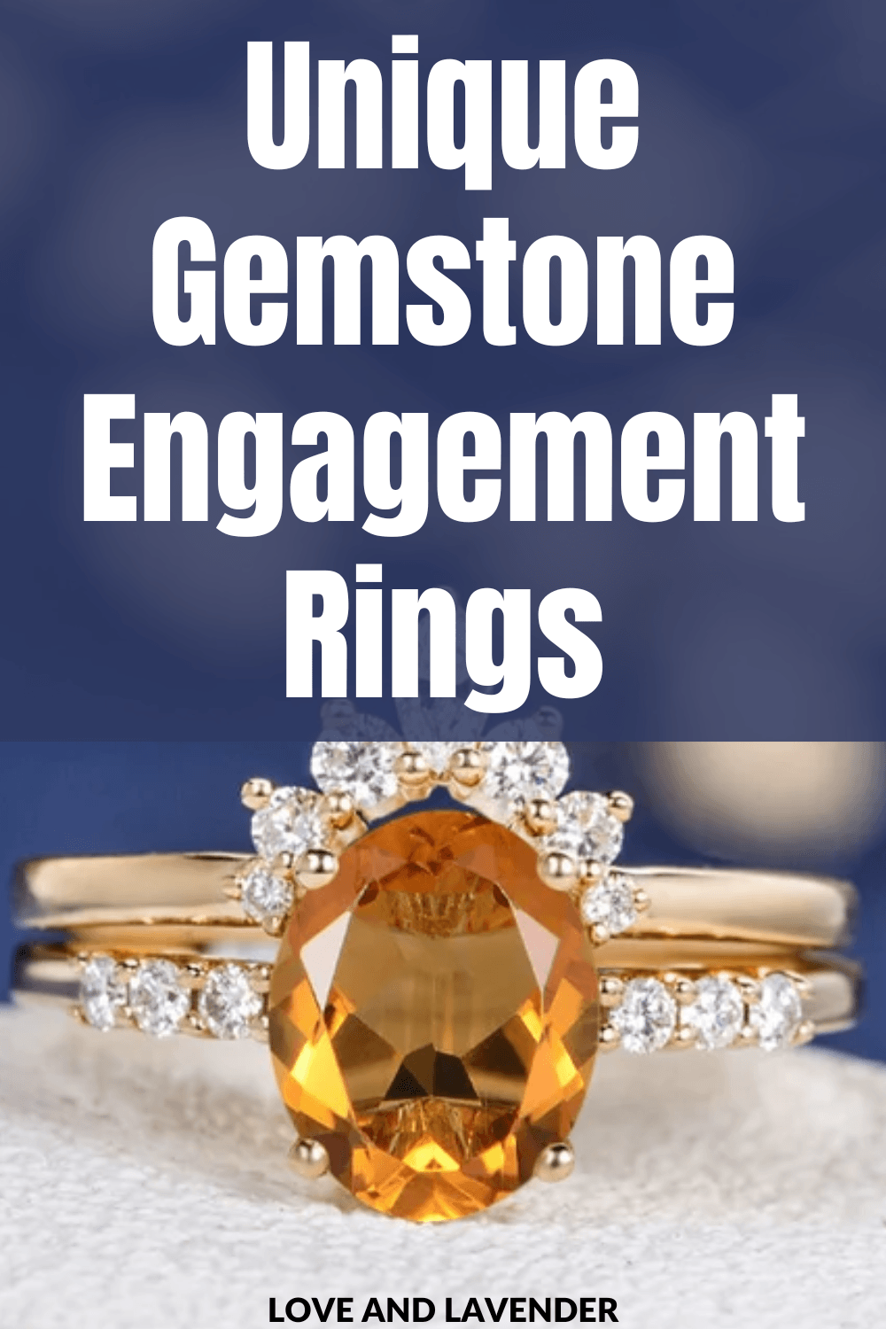 15 Vintage + Unique + Colorful Gemstone Engagement Rings