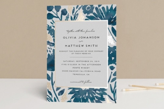 21 Gorgeous Gold Foil Printed Wedding Invitations Watercolor Delight Gold Foil Wedding Invite By Minted
