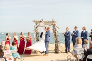 beach wedding veils