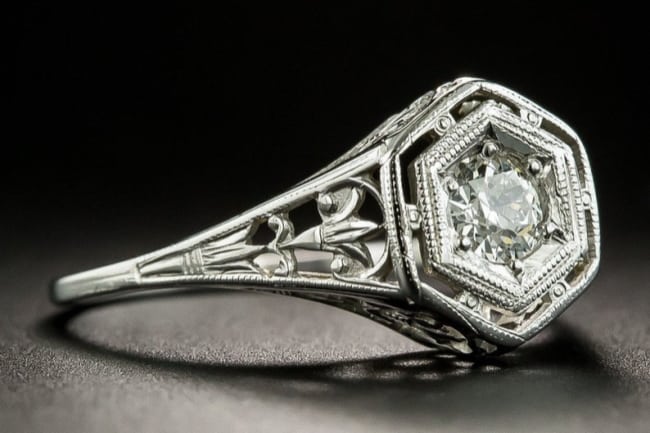 Art Deco Engagement Ring 2