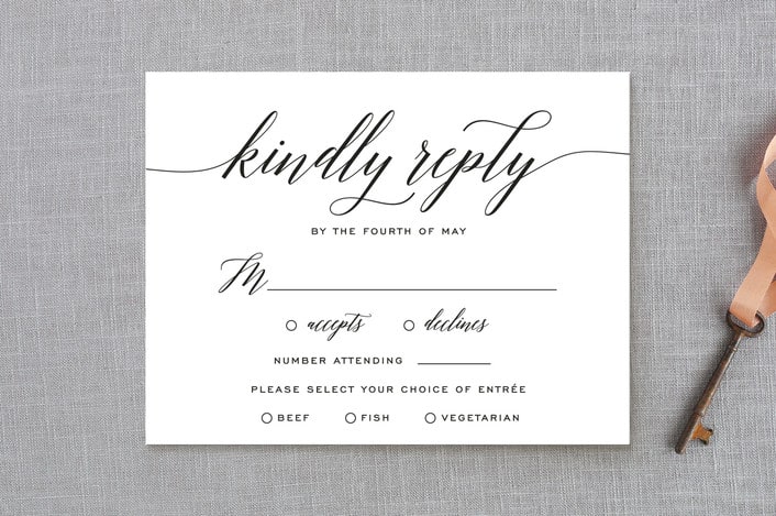 Someone Like You rsvp cards from Minted