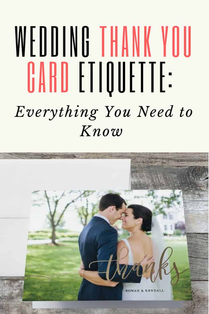 Wedding Thank You Card Etiquette: Everything You Need to Know