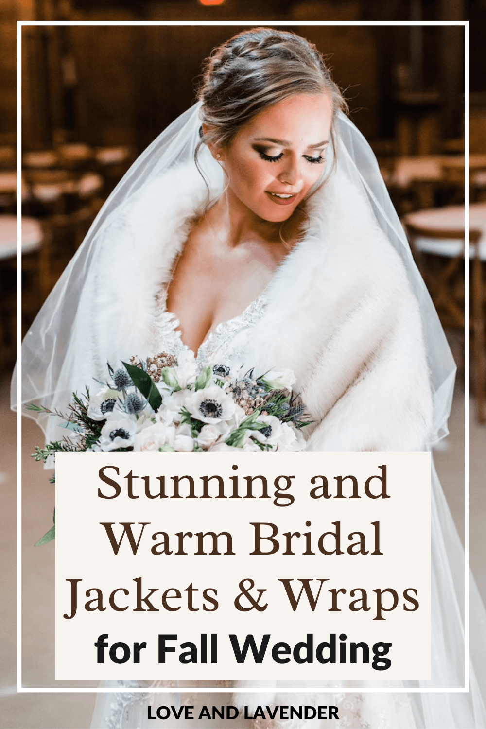 15 Stylish Bridal Jackets & Wraps to Match a Fall Wedding Gown