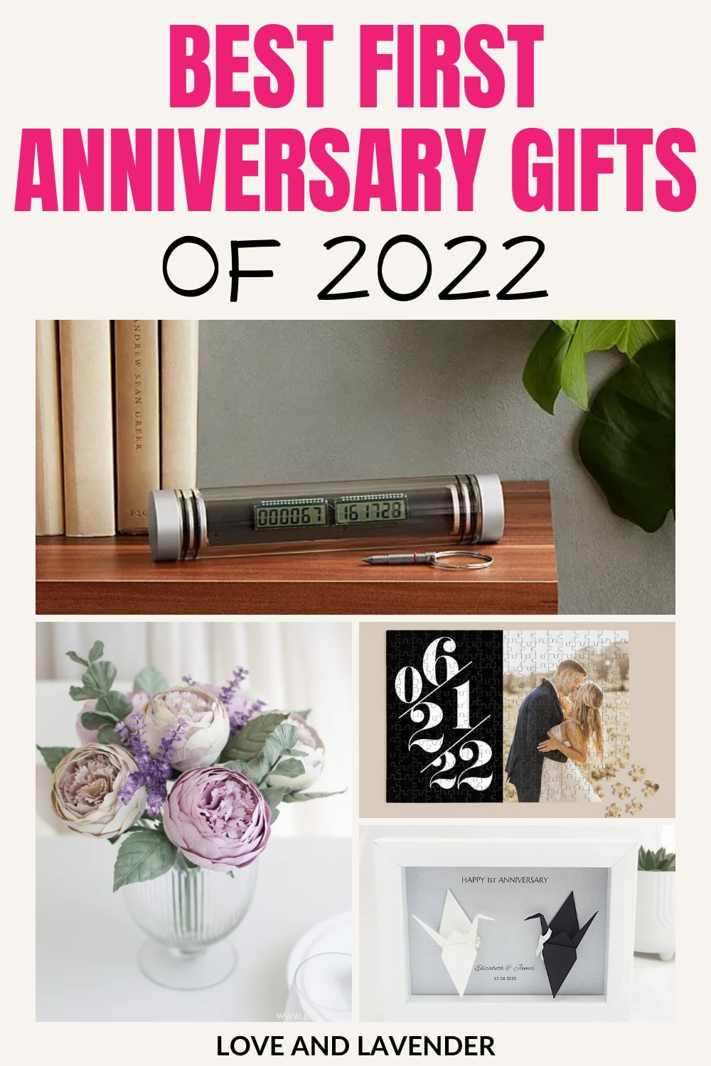 15 Paper Gifts for your First Wedding Anniversary