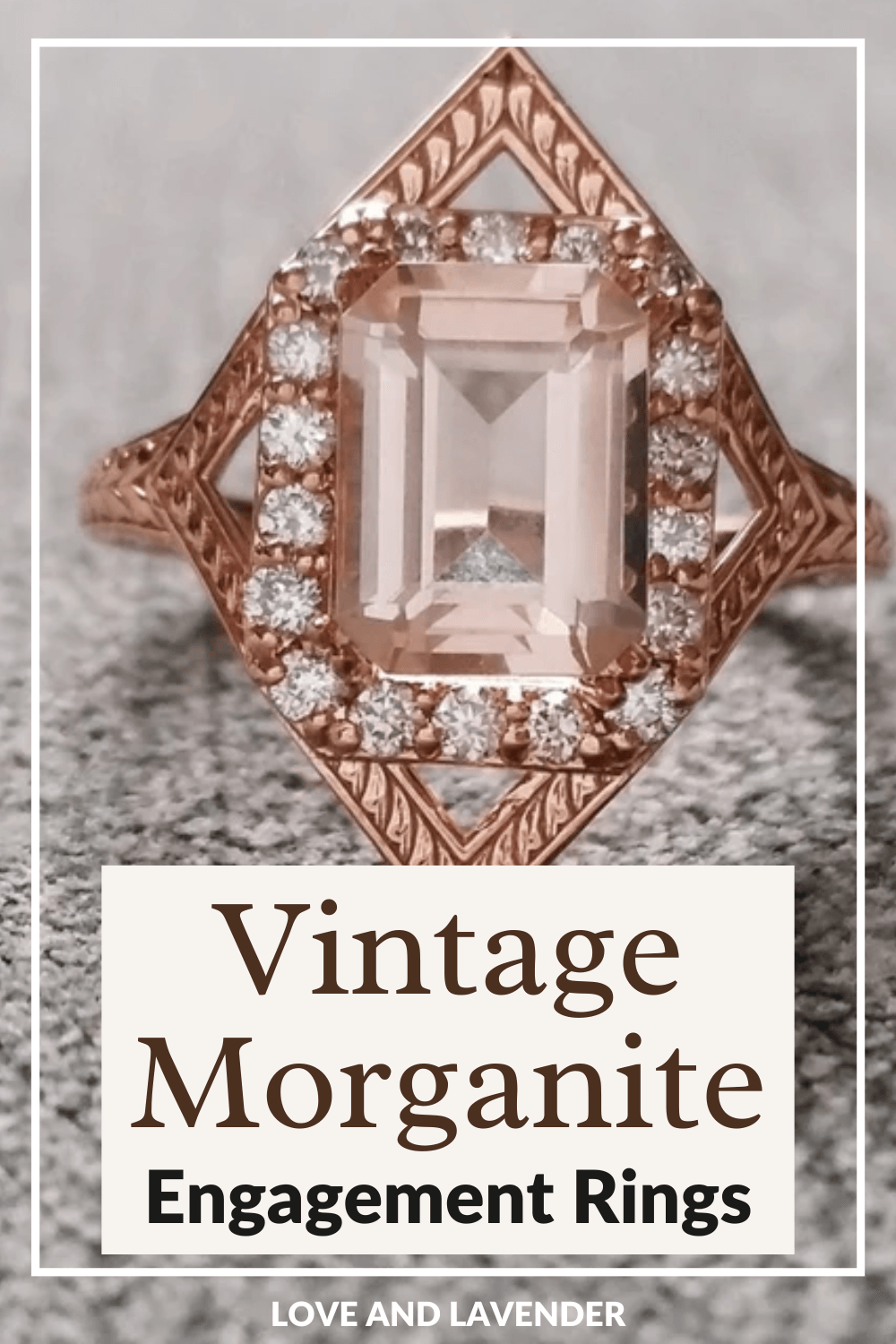 8 Morganite Engagement Rings that Burst with Blush