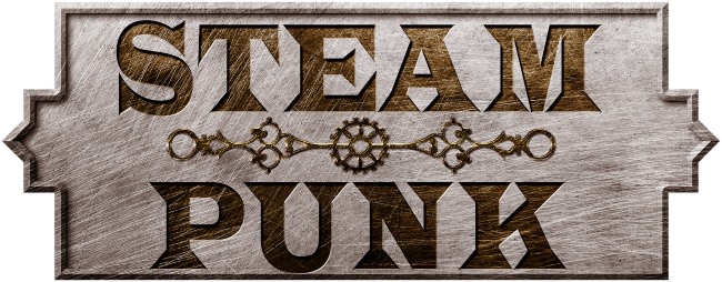 steampunk style vector graphic