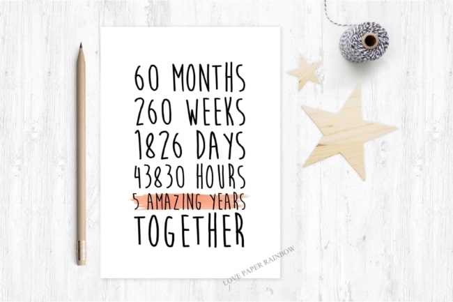 Wood Anniversary Gifts for Him & Her