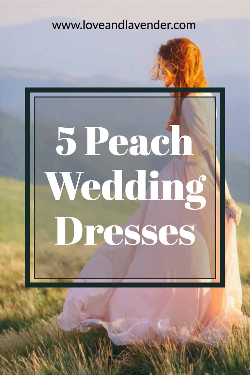 5 Peach Wedding Dresses We\'re Blushing Over!