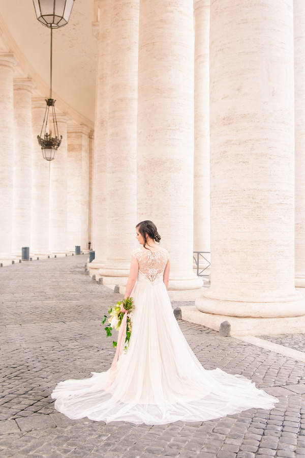 roman goddess wedding dress