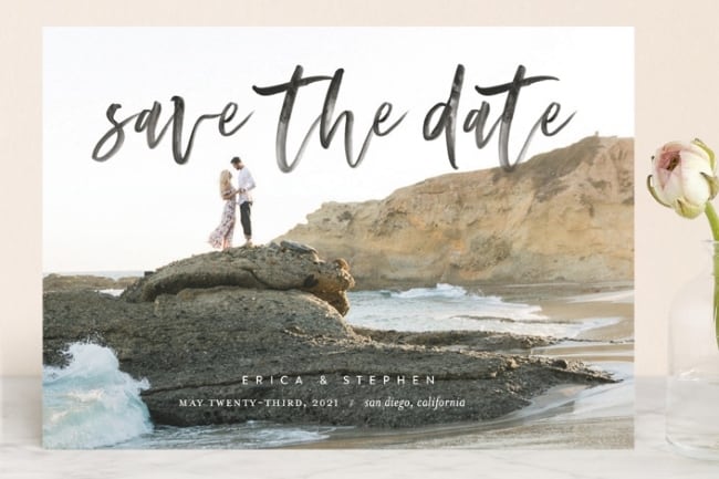 Minted-Scripted-save-the-date feature