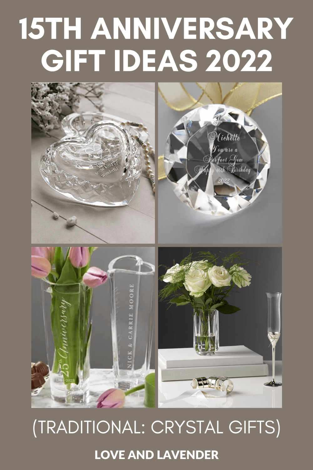 33 Crystal Gifts That Sparkle for a 15th Year Anniversary!