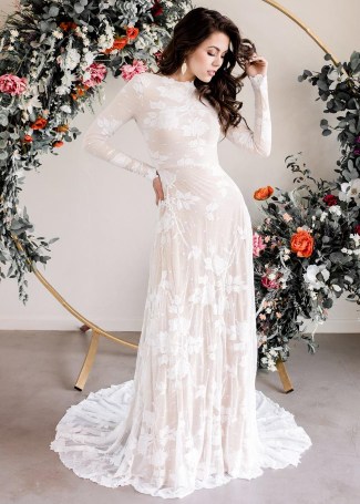 boho wedding dresses near me